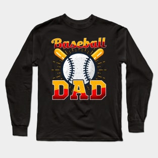 Baseball Dad Awesome Coach & Parent Long Sleeve T-Shirt